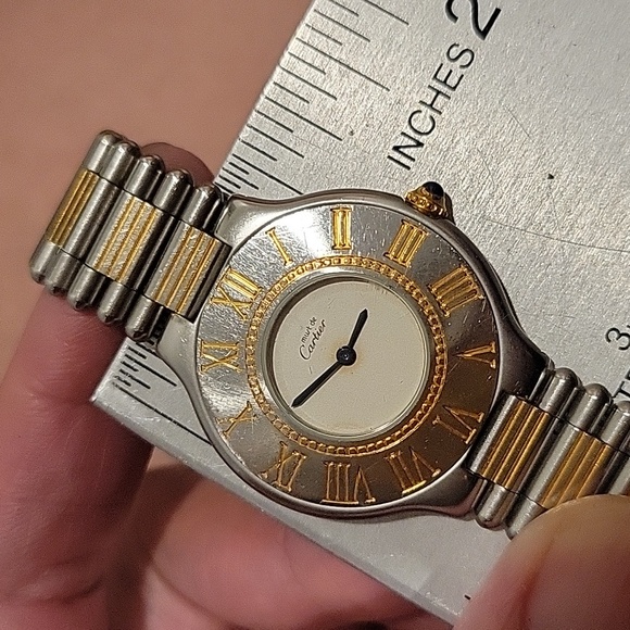 Cartier must de 21 wrist watch
